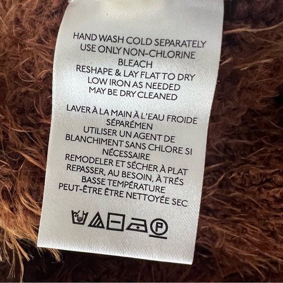 Free People Icing V-Neck Knit Sweater Mocha Java‎ Brown - Picture 9 of 9